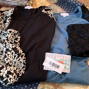 Lularoe randy lace lot 3x x3 2x x1 4 total